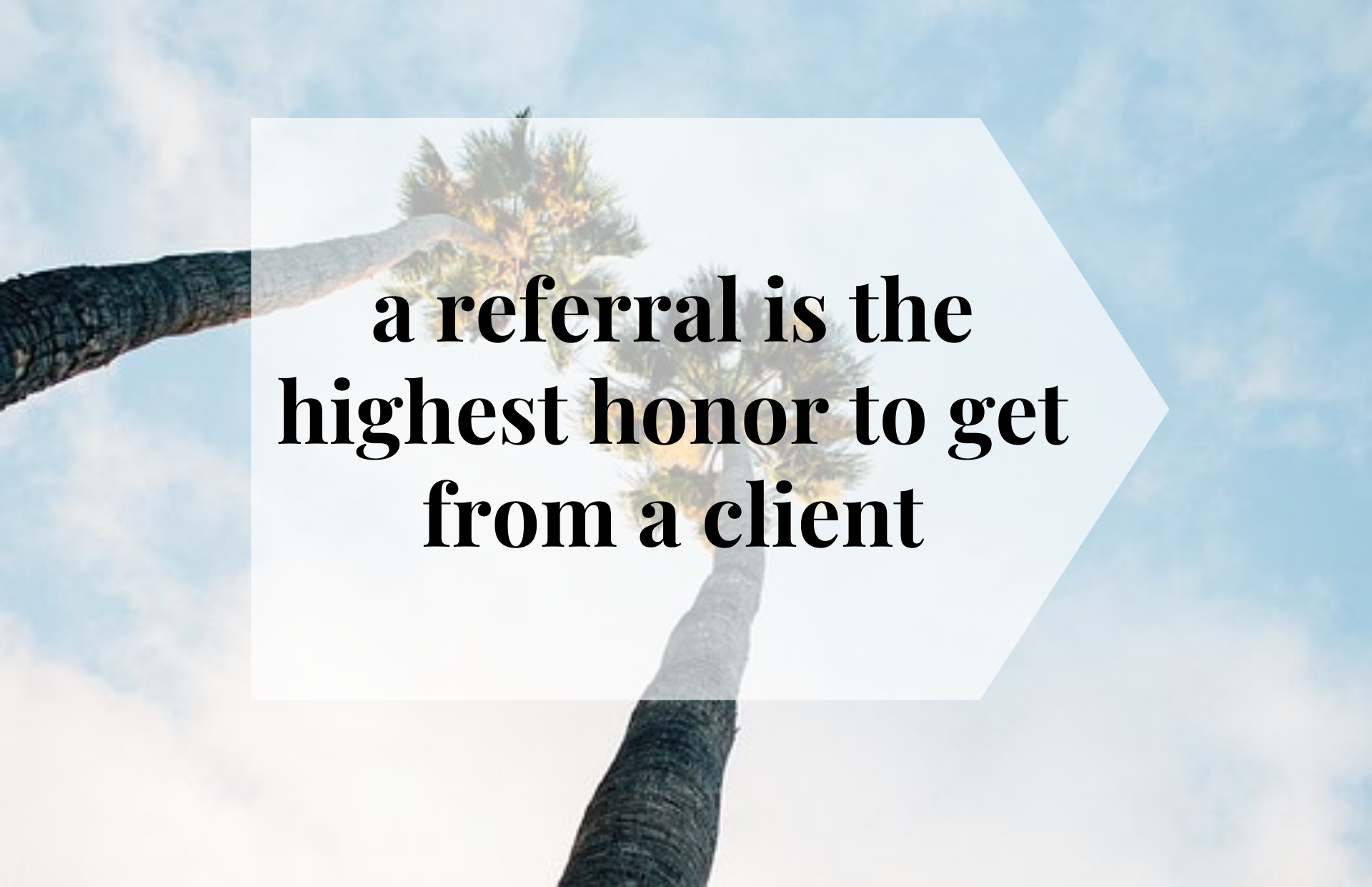 Why I Don’t Take or Give Referral Fees to Those in My Trade
