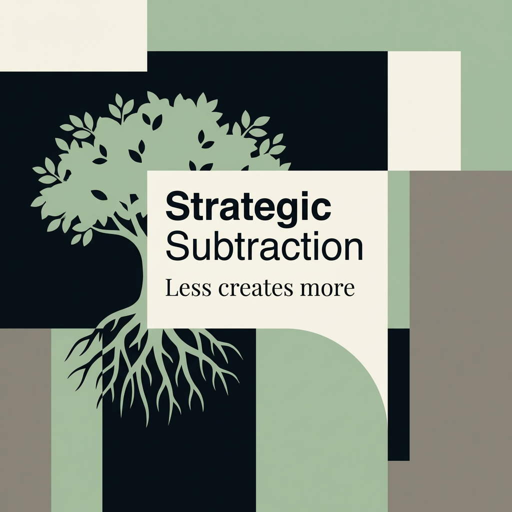 The art of strategic subtraction: in design and business