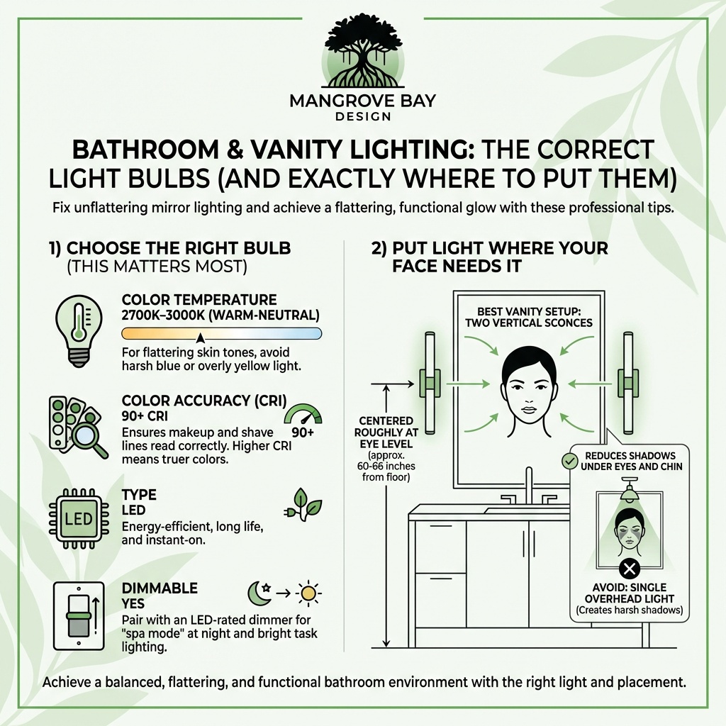 What is the perfect bulb for putting on make up in the morning.
